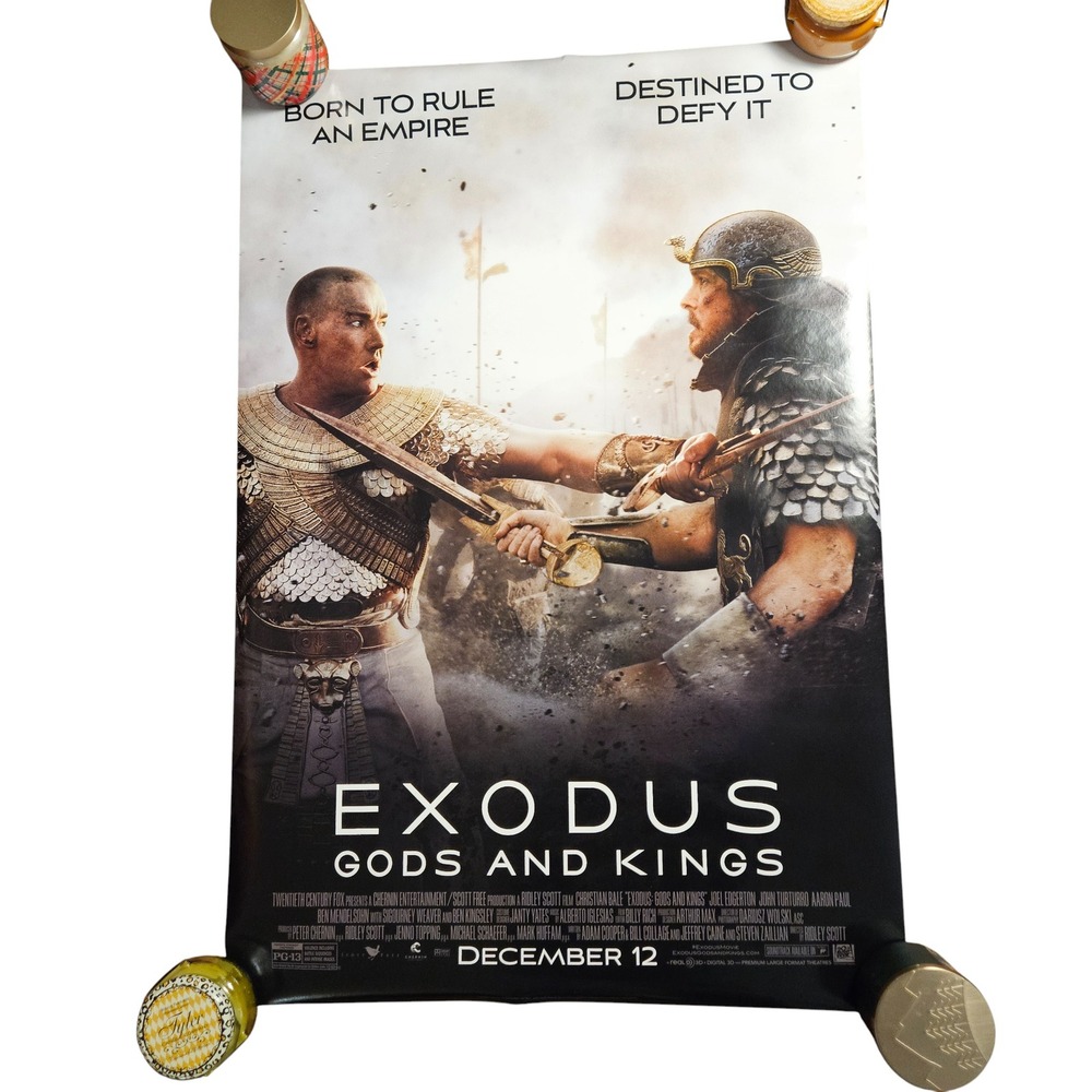 Exodus: Gods and‎ Kings 2014 Promo Movie Poster 27x40 Christian Bale J. Edgerton